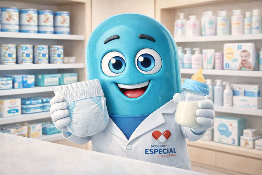 capsulin con leche y pañales